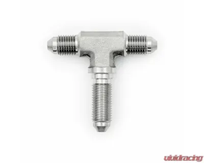 obp Motorsport Stainless Steel M10x1 Bulkhead Tee Adaptor - OBP-M10-TEE