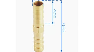 obp Motorsport Brass 8mm Connector                                     - OBP-OEC-12 - Image 2