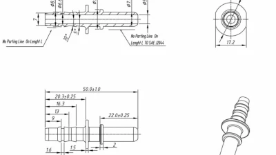 obp Motorsport SAE J2044 Quick Connect ?7.89 (5/16?) Coupling 8mm to OE Connect                                     - OBP-OEC-7 - Image 2