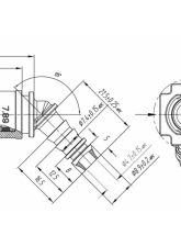 obp Motorsport SAE J2044 Quick Connect ?7.89 (5/16?) OE Connect to 8mm 45Deg                                     - OBP-OEC-9 - Image 2