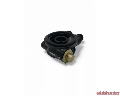 obp Motorsport Black Oil Sandwich Plate w/ Thermostat - OBP-OSA-3