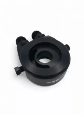 obp Motorsport Black Oil Sandwich Plate w/  2 Ports                                     - OBP-OSA-4 - Image 2