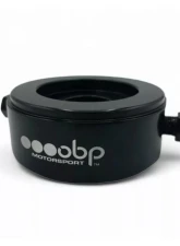 obp Motorsport Black Oil Sandwich Plate w/  2 Ports                                     - OBP-OSA-4 - Image 2