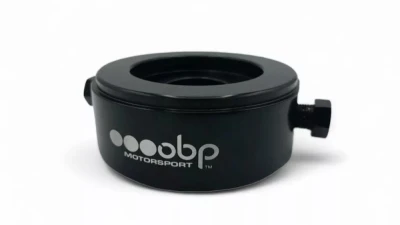 obp Motorsport Black Oil Sandwich Plate w/  2 Ports                                     - OBP-OSA-4 - Image 2