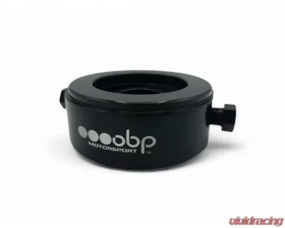 obp Motorsport Black Oil Sandwich Plate w/  2 Ports - OBP-OSA-4