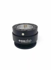 obp Motorsport Black Quick Release Steering Wheel Round Hub                                     - OBP-QRSW-1 - Image 2