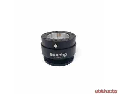 obp Motorsport Black Quick Release Steering Wheel Round Hub - OBP-QRSW-1