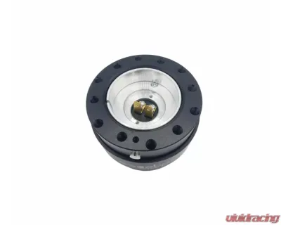obp Motorsport Black Quick Release Steering Wheel Round Hub - OBP-QRSW-1