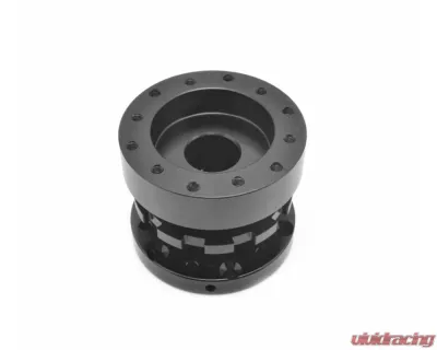 obp Motorsport Black Adjustable Steering Wheel Spacer - OBP-QRSW-4