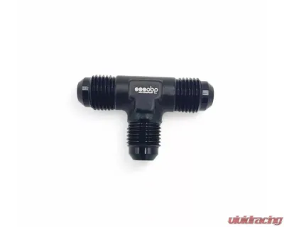 obp Motorsport Black AN10 Standard Tee Adaptor - OBP-STEE-10