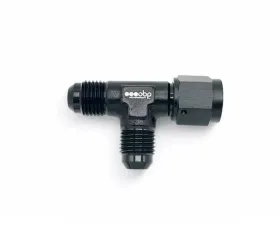 obp Motorsport Black AN10 Tee Adaptor w/ Female Socket on the Run