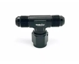 obp Motorsport Black AN10 Tee Adaptor w/ Female Socket on Side