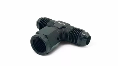 obp Motorsport Black AN6 Tee Adaptor w/ Female Socket on Side                                     - OBP-TSSW-6 - Image 2