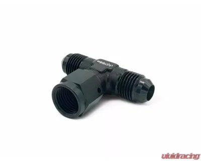 obp Motorsport Black AN6 Tee Adaptor w/ Female Socket on Side - OBP-TSSW-6