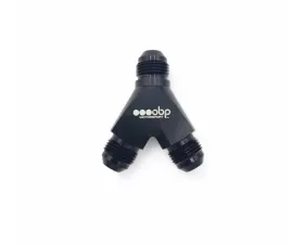 obp Motorsport Black AN10 Equal Y Piece Adaptor