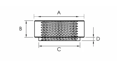 obp Motorsport M10 x 1.25 Alloy Female Fitting                                     - OBPDPM10 - Image 2