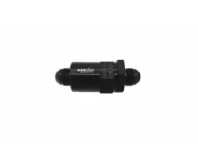 obp Motorsport Black Compact Fuel Filter w/ AN8 Male Fittings