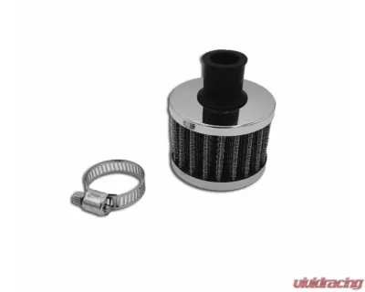 obp Motorsport 12mm Silver Catch Tank Breather Filter - OBPCTB-12
