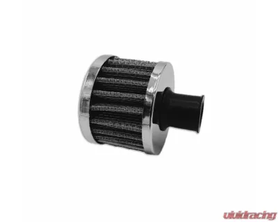 obp Motorsport 12mm Silver Catch Tank Breather Filter - OBPCTB-12