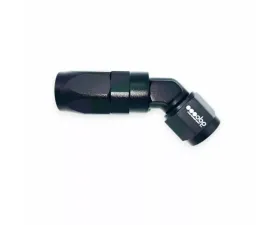 obp Motorsports 45 Degree CPE Forged Fuel Hose End Fitting Black AN6