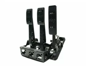 obp Motorsports Track-Pro V2 Floor Mount Cockpit Fit 3 Pedal System Black