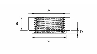 obp Motorsports 1" BSP Female Fitting                                     - OBPBSP06-F - Image 2