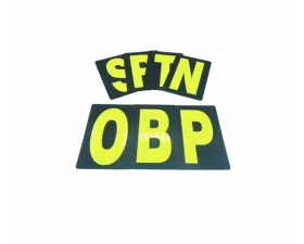 obp Motorsports Standard Pit Board Letters Yellow