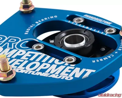 Fortune Auto Pro Fixed Caster and Adjustable Camber Top Plates Ford Mustang S550 2015+ - FA-PROCASRBM-S550