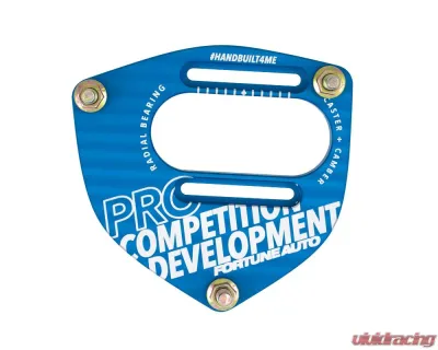 Fortune Auto PRO Fixed Caster with Adjustable Camber Top Plate for Subaru WRX 2022+ - FA-PROCAS-VB