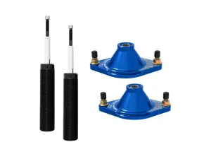 Fortune Auto PRO Long Stroke Rear Spherical Bearing Top Hats w/ Long Stroke Shock Pair Scion | Toyota | Subaru 2008+