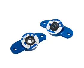 Fortune Auto Reinforced Billet Upper Shock Mounts Rear with Rubber Bushings for Toyota GR Corolla 2023+