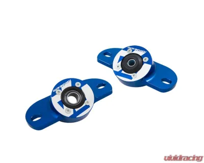 Fortune Auto Reinforced Billet Upper Shock Mounts Rear with Rubber Bushings for Toyota GR Corolla 2023+ - FA-RSM-GZEA14