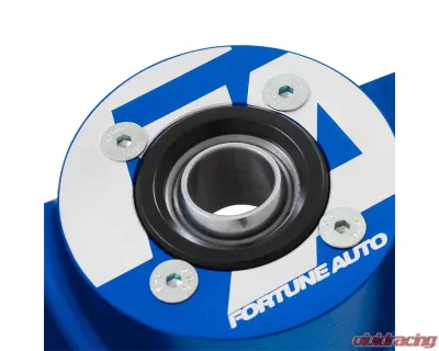 Fortune Auto Reinforced Billet Upper Shock Mounts Rear with Rubber Bushings for Toyota GR Corolla 2023+ - FA-RSM-GZEA14