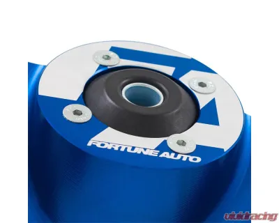 Fortune Auto Reinforced Billet Upper Shock Mounts Rear with Rubber Bushings for Toyota GR Corolla 2023+ - FA-RSM-GZEA14