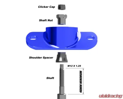 Fortune Auto Reinforced Billet Upper Shock Mounts Rear with Rubber Bushings for Toyota GR Corolla 2023+ - FA-RSM-GZEA14
