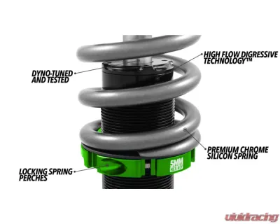 Fortune Auto 500 Series Coilovers for Acura Integra S 2023+, True Style Rear, Adjustable - FA500-DE5T