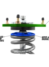 Fortune Auto 520 Series Coilovers for Subaru WRX | STI 2015-2021, Adjustable Suspension                                     - FA520CR-VA1VA2 - Image 9
