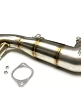 Evolution Racewerks Sports Series 4" Brush Finish 200 CEL Race DownPipe Alfa Romeo Giulia | Stelvio 2.0L 2016+                                     - AR-EXH001SCAT - Image 2