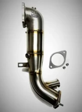 Evolution Racewerks Sports Series 4" Brush Finish 200 CEL Race DownPipe Alfa Romeo Giulia | Stelvio 2.0L 2016+                                     - AR-EXH001SCAT - Image 2
