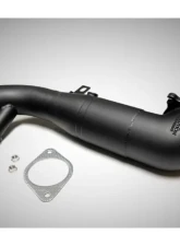 Evolution Racewerks Sports Series 4" Black Thermal Coated DownPipe for Alfa Romeo Giulia Stelvio 2.0L                                     - AR-EXH001TBCAT - Image 2