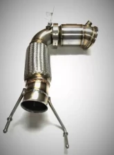 Evolution Racewerks Sports Series 4" Thermal Coated Black Finish 200 CEL Race DownPipes Full Kit BMW US Spec xDrive B46 | B48 AWD 2015+                                     - BM-EXH021TBXCAT - Image 2