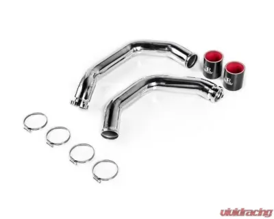 Evolution Racewerks Brushed Charge Pipe BMW M3 | M4 S55 2015+ - BM-ICP015SAWE