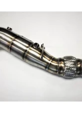 Evolution Racewerks Sports Series 4" Brush Finish 200 CEL Race Downpipes Toyota Supra 2.0 US Spec B46 2020-2024                                     - TO-EXH002SCAT - Image 3
