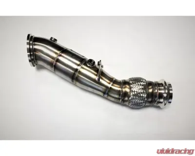 Evolution Racewerks Sports Series 4" Brush Finish 200 CEL Race Downpipes Toyota Supra 2.0 US Spec B46 2020-2024 - TO-EXH002SCAT