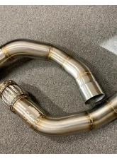 Evolution Racewerks Catted Primary Downpipe Brushed Finish BMW X5 | X6 | X7 M60i N63 2024+                                     - BM-EXH033SCAT-PRIM - Image 2