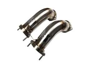 Evolution Racewerks Brushed Finish Cattless Secondary Downpipe
