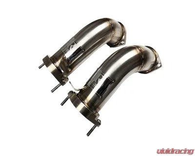 Evolution Racewerks Thermal Coated Black Finish Cattless Secondary Downpipe - BM-EXH033TB-SECO