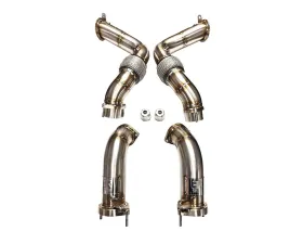 Evolution Racewerks Brushed Race Downpipes Full Kit