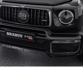 BRABUS Widestar Body Kit Carbon Fiber Front Bumper Inserts w/ LED DRL Mercedes-Benz G63 AMG W463A 2019-2021
