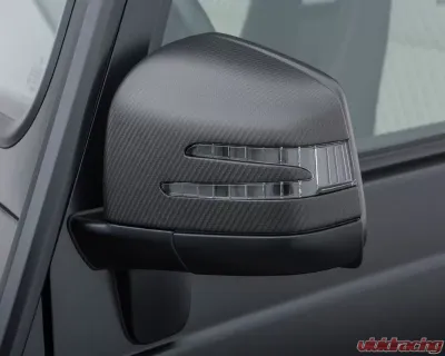 Brabus Mirror Covers Matte Carbon Fiber Mercedes Benz G63 | G65 AMG 2012-2017 - 463-810-10